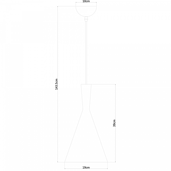 Светильник подвесной Arte Lamp A3408SP-1WH