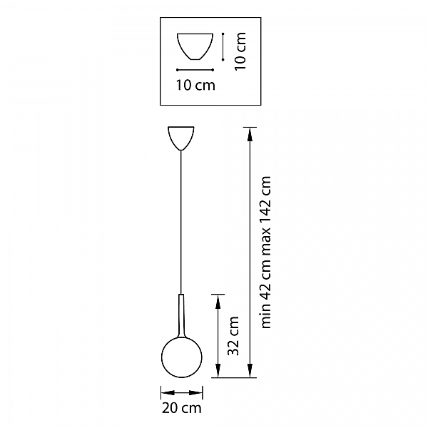 Светильник подвесной Lightstar Globo 813021