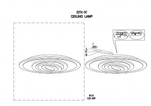 Потолочный LED светильник F-Promo Ledolution 2274-5C
