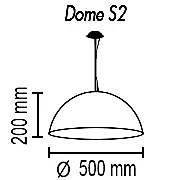Светильник подвесной TopDecor Dome Dome Royal S2 12 33