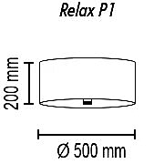 Светильник потолочный TopDecor Relax Relax P1 10 334g