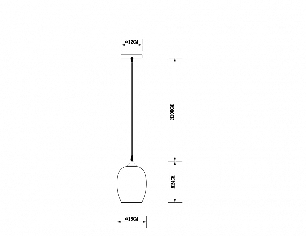 Светильник подвесной Arte Lamp Propus A4344SP-1AB