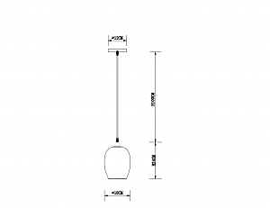 Светильник подвесной Arte Lamp Propus A4344SP-1CC