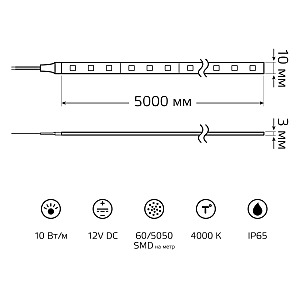 LED лента Gauss Basic BT053