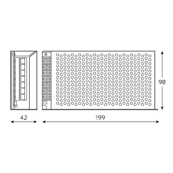 Драйвер для LED ленты Gauss Блок питания Basic BT506