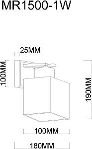 Настенное бра MyFar Eileen MR1500-1W