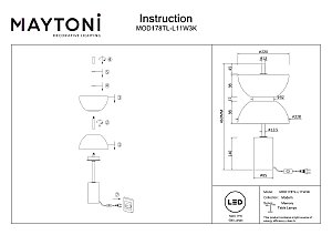 Настольная лампа Maytoni Kyoto MOD178TL-L11W3K