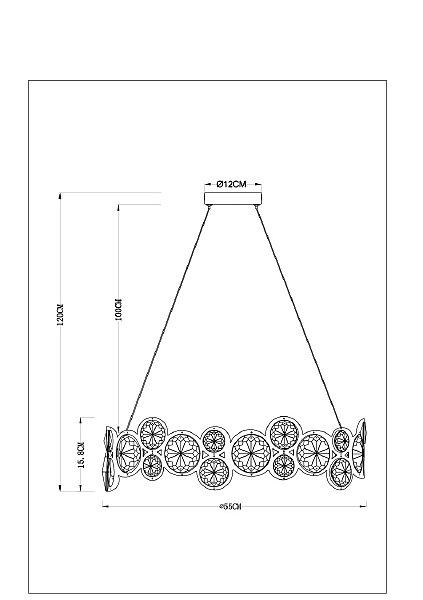 Подвесная люстра Arte Lamp Sarah A1062SP-6CC