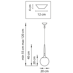 Светильник подвесной Lightstar Globo 803110