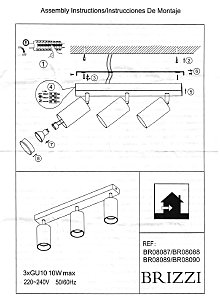 Светильник спот Brizzi Aras BR08089