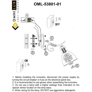 Настенное бра Omnilux Casagliana OML-53801-01