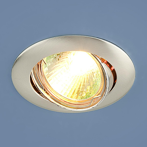 Встраиваемый светильник Elektrostandard 104S 104S MR16 SS сатин серебро