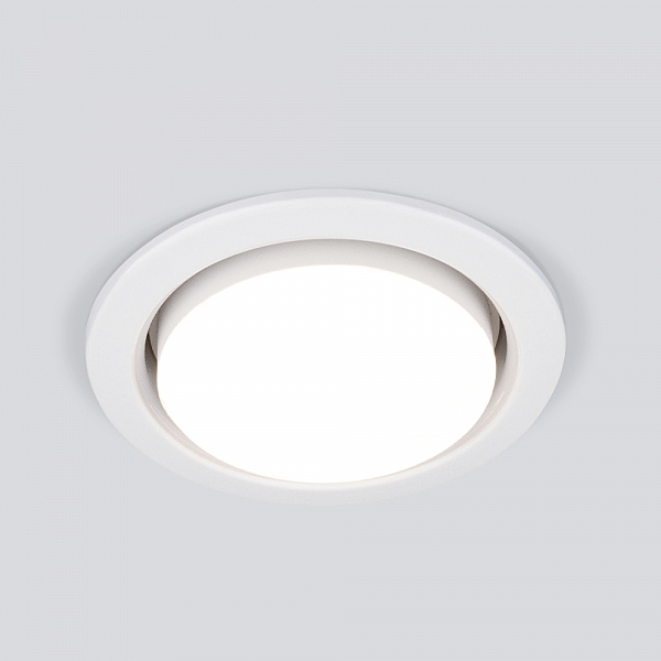Встраиваемый светильник Elektrostandart Точечный светильник 1035 GX53 WH белый