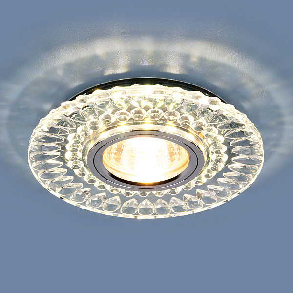 Встраиваемый светильник Elektrostandard 2197 2197 MR16 CL/SL прозрачный/серебро