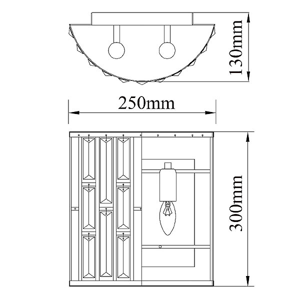 Настенное бра MW Light Монарх 121020102