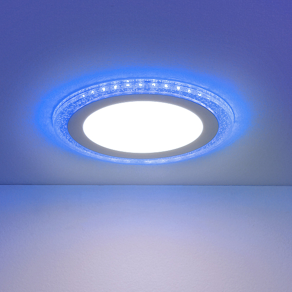 Встраиваемый светильник Elektrostandard DLR024 DL DLR024 12+6W 4200K Blue (DLR024 18W 4200K)