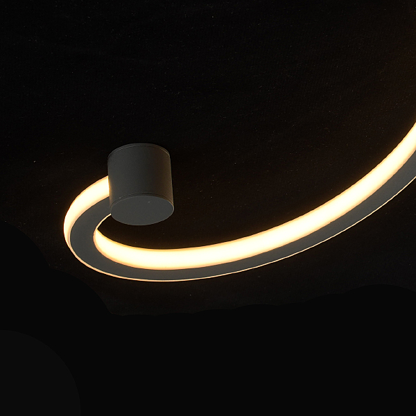Потолочная светодиодная люстра Риббон De Markt 718010401