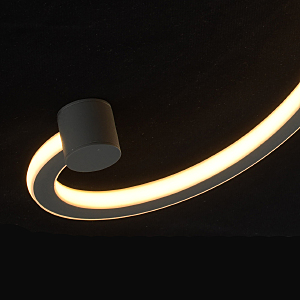 Потолочная светодиодная люстра Риббон De Markt 718010401