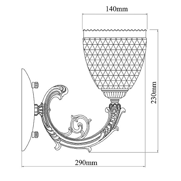 Настенное бра MW Light Фелиция 114020101