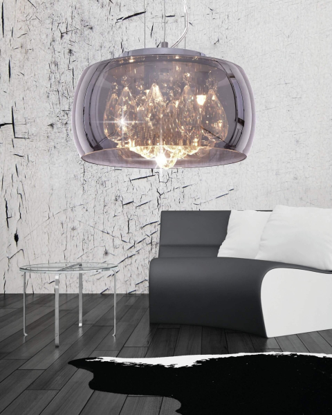 Подвесная хрустальная люстра Tosso Lumina Deco LDP 8066-500 GY