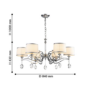 Подвесная люстра Favourite Semina 2707-6P