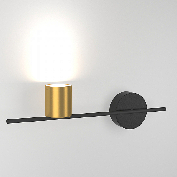 Настенный светильник Elektrostandard Acru Acru LED черный/золото (MRL LED 1019)