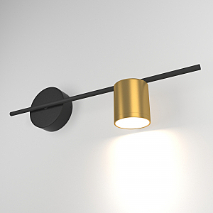 Настенный светильник Elektrostandard Acru Acru LED черный/золото (MRL LED 1019)