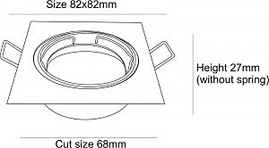 Встраиваемый светильник Deko-Light Built-in 449212