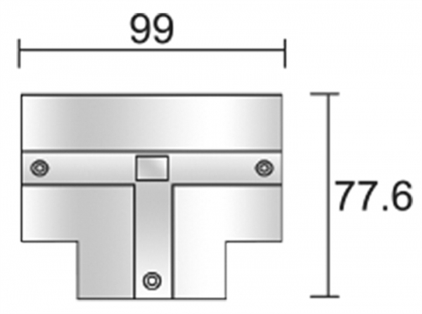 Т-Соединитель для 3-х фазной системы Deko-Light D Line 710076