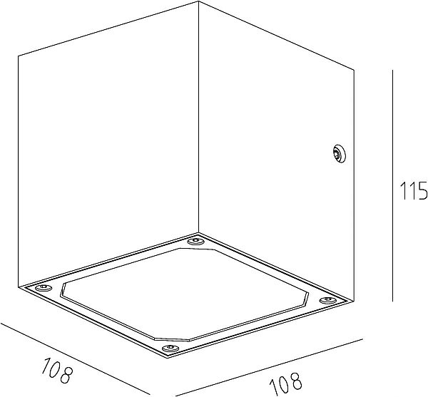 Уличный настенный светильник Deko-Light Cubodo 731024