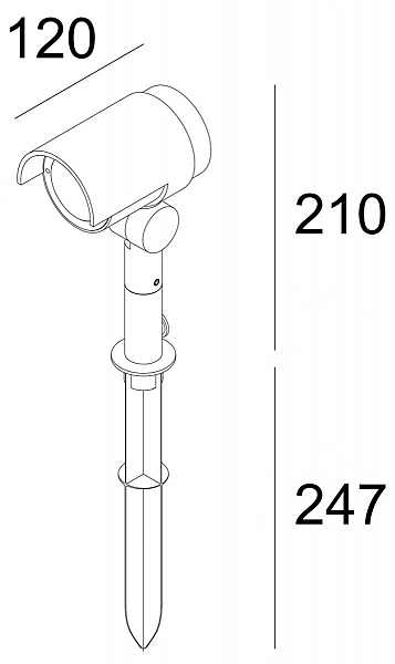 Грунтовый светильник Deko-Light Keid 732094