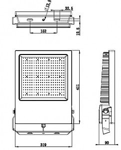 Прожектор уличный Deko-Light Atik 732100