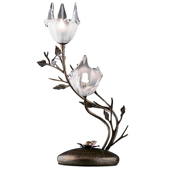 Настольная лампа с цветочками Paulina 1659/2T Odeon Light