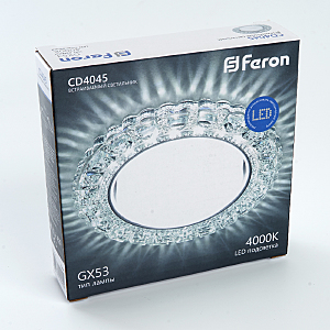 Встраиваемый светильник Feron CD4045 41408
