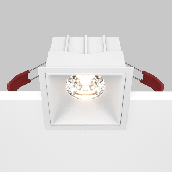 Встраиваемый светильник Maytoni Alfa LED DL043-01-15W3K-SQ-W