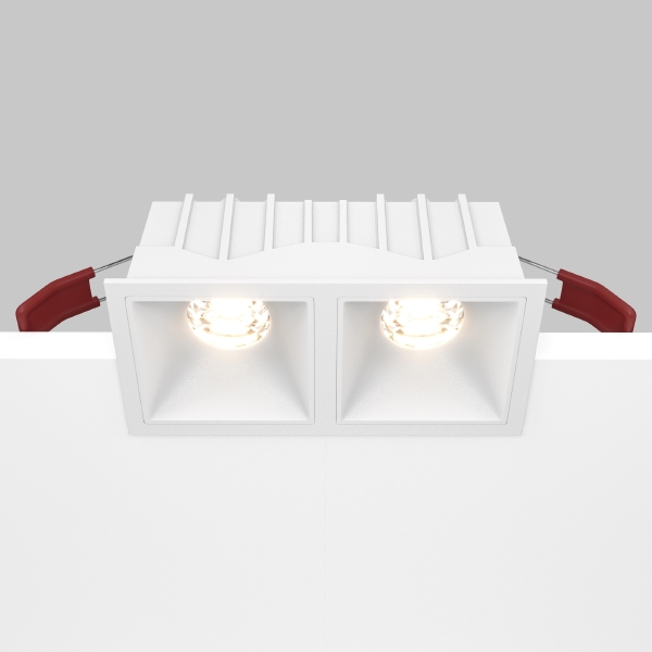 Встраиваемый светильник Maytoni Alfa LED DL043-02-10W3K-SQ-W