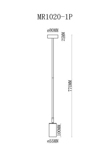 Светильник подвесной MyFar Dereck MR1020-1P