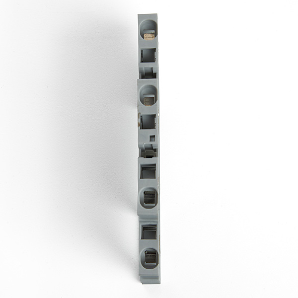 Зажим самозажимной, 4-проводной проходной 2 уровня 4.0 мм Stekker LD555-1-40 39968