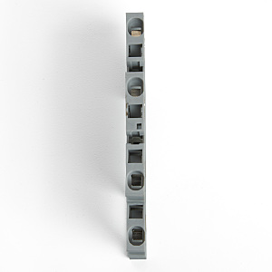 Зажим самозажимной, 4-проводной проходной 2 уровня 4.0 мм Stekker LD555-1-40 39968