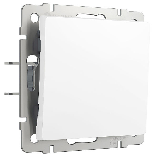 Выключатель Werkel W1113061/ Перекрестный выключатель одноклавишный (белый матовый)