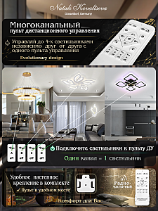 Потолочная люстра Natali Kovaltseva Angel LED LAMPS 81192