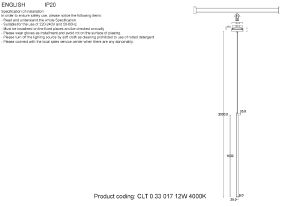 Трековый светильник Crystal Lux Space CLT 0.33 017 12W BL 4000K