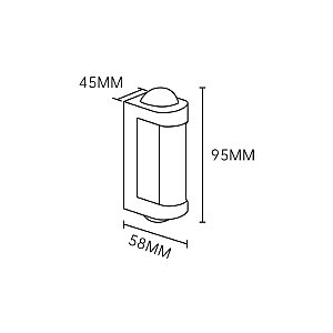 Уличный настенный светильник Escada 30006Led 30006W/01LED