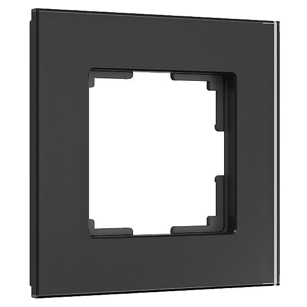 Рамка Werkel W0013108/ Рамка на 1 пост Senso (черный, стекло soft-touch)