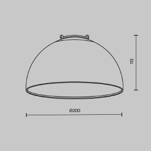 Трековый светильник Maytoni Pendant system Parity TR126B-20W3K-B