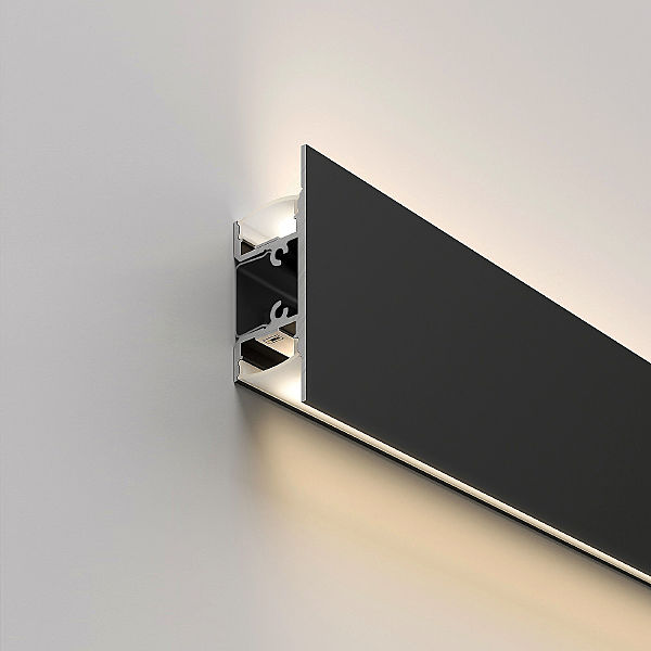 Профиль Elektrostandard LL-2-ALP022 LL-2-ALP022 Накладной алюминиевый профиль черный/белый для LED ленты (под ленту до 13,5mm)