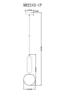 Светильник подвесной MyFar Pierre MR2243-1P