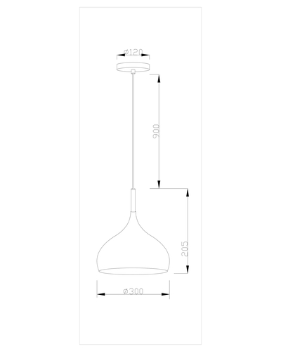 Светильник подвесной Moderli Eline V11439-1P