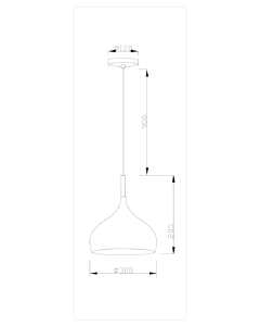 Светильник подвесной Moderli Eline V11439-1P