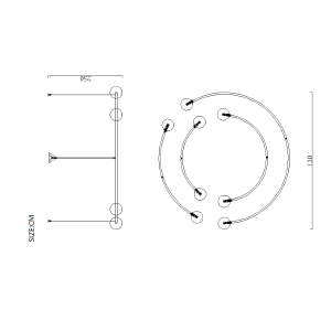 Подвесная люстра OneLight Concenty LE10648